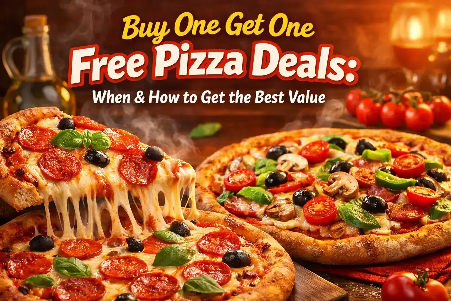 Buy One Get One Free Pizza Deals When & How to Get the Best Value